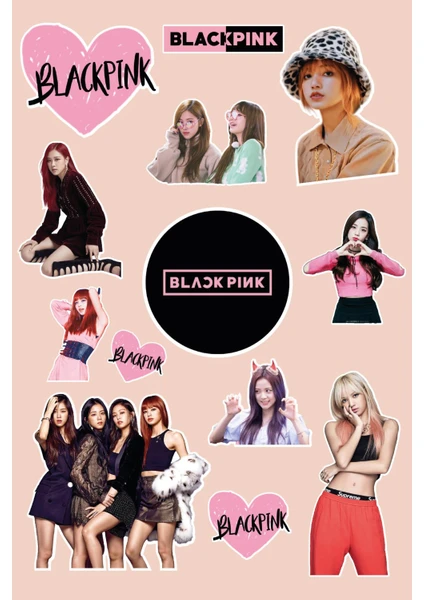 Anime Marketi Blackpink Sticker Seti (13 Adet)