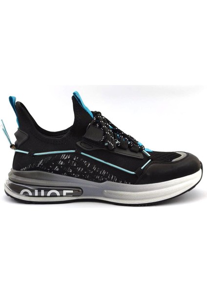 566 Erkek Sneaker Spor Ayakkabı-Siyah