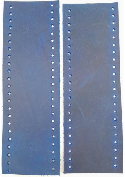 Crazy Oil Saks Mavi Deri Tutma Sapı 18X6 cm Simit Sap fiyatları