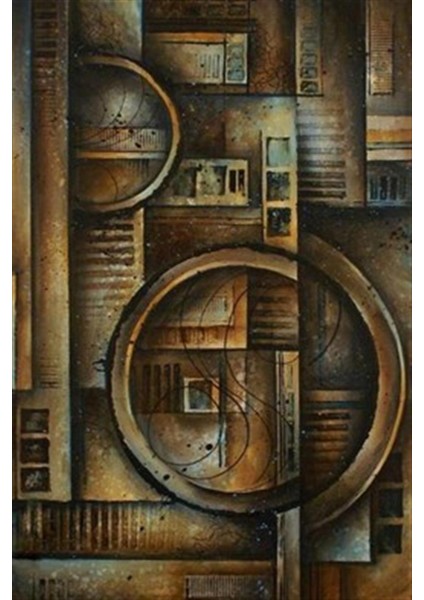 Eski Tarz Desen Pixart Sanat Elmas Mozaik Tablo Diamond Türkiye 38*58