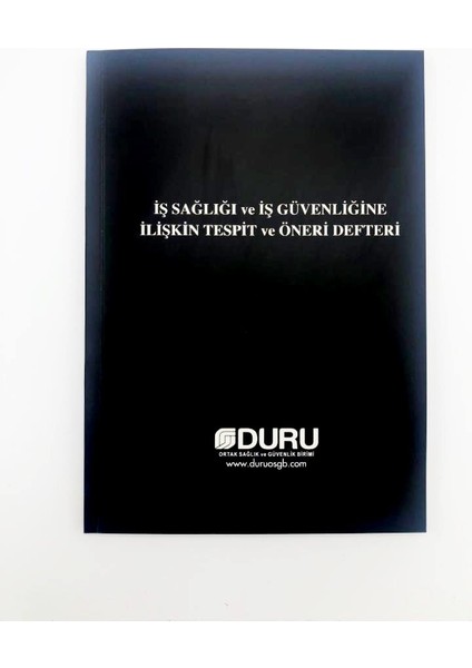 Iş Sağlığı ve Güvenliği Defteri Otokopili