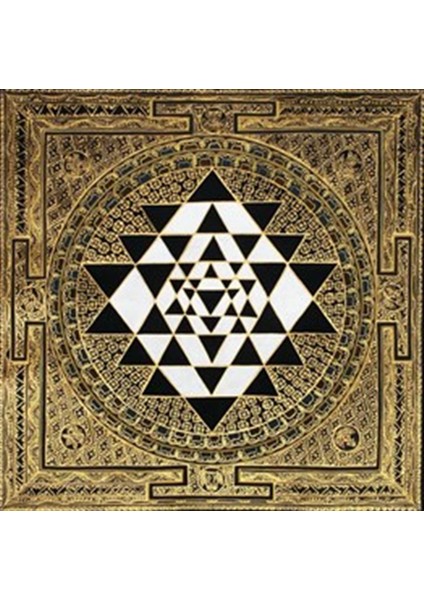 Shri Yantra Pixart Sanat Elmas Mozaik Tablo Diamond Türkiye 63*63