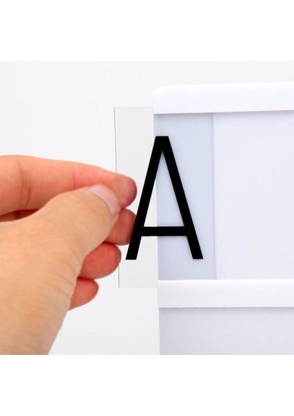 Sinematik Lightbox Dekorasyon Aydınlatma Aksesuarları (A5 Boyut) fırsatları