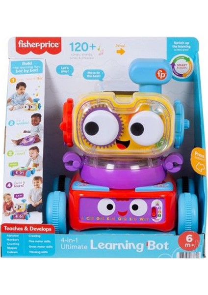 Fisher Price 4 Ü 1 Arada Eğlenceli Robot (Tr-En)