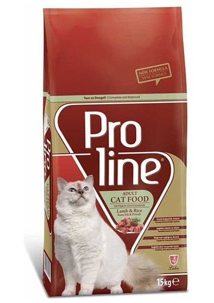 Proline Kuzu Etli Yetişkin Kedi Maması 15 kg