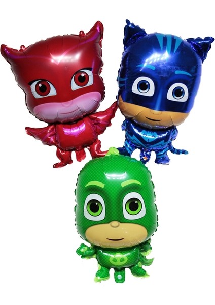 Pijamaskeliler Folyo Balon 3'lü Set Büyük Boy fiyatları