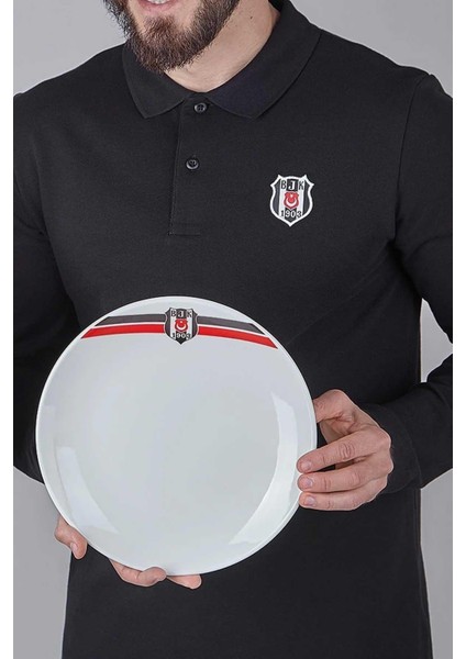 Lisanslı 2'Li Porselen Pasta Tabağı