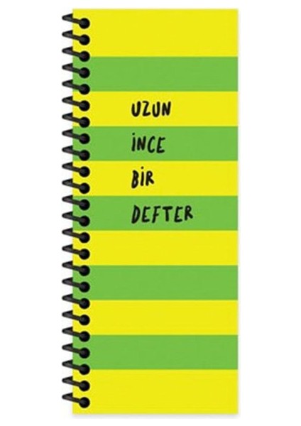 8X21 140 Yp.düz.spr.sert Kap.uzun Ince Bi Defter