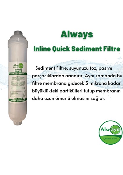 Inline Jaco 5'li Filtre Takımı