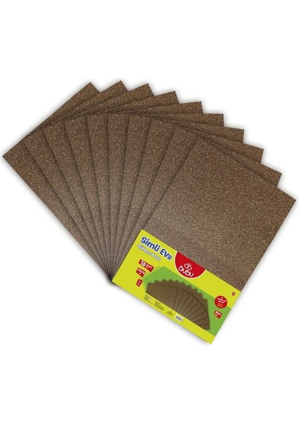 Eva 50X70 Simli Kahverengi -Tane-