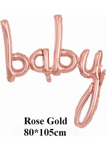 Baby Folyo Balon Rose Gold