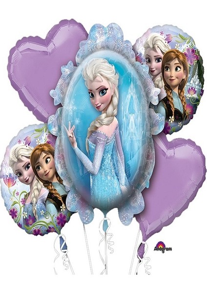 Elsa Temalı Baskılı Folyo Karakter Balon