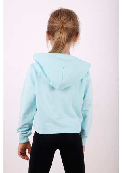 Toontoy Kız Çocuk Yazı Baskılı Sweatshirt