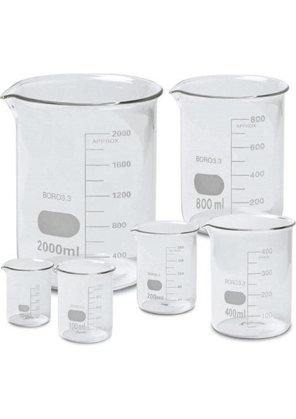 Beher Cam Kısa Form 250 ml