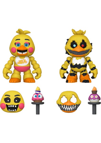 Snap Five Nights At Freddy's Nightmare Chica And Toy Chica Figures fiyatları