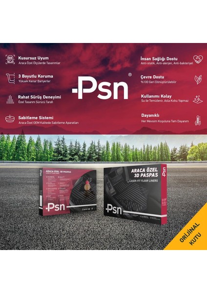 Renault Megane 4 Sedan (Çift Kulak) Ile Kusursuz Uyumlu - Psn Araca Özel Paspas ve Bagaj Havuzu fırsatları