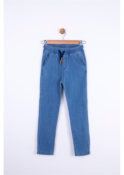 Erkek Çocuk Beli Lastikli Ince Kot Pantolon fiyatları