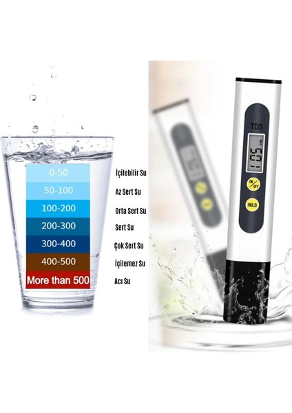 Yeni Model Tds Metre Su Ölçüm Cihazı