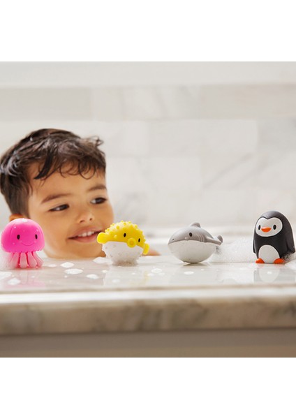 Okyanus Hayvanları Ile Banyo Fışkırtmaları, 8'li Paket modelleri
