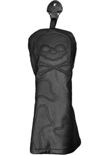 Dayanıklı Pu Nak Olarak Kafatası Desen Golf Kapağı Kulübü Headcover Guard Sleeve Guard, Ut (Yurt Dışından) fiyatları