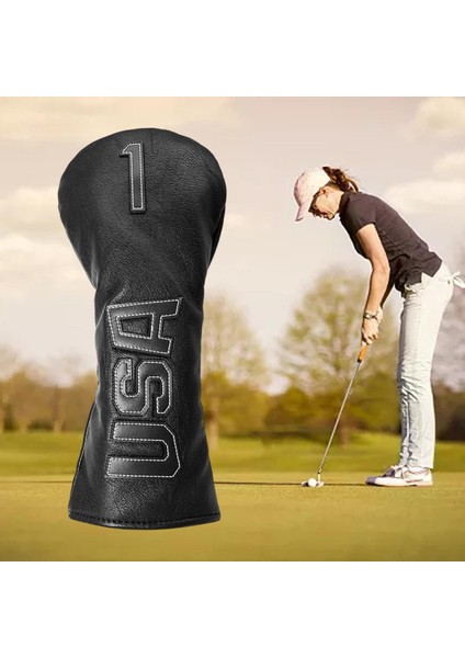 Golf x Fairway Woods Su Geçirmez Koruyucu Kol Siyah Beyaz 1 (Yurt Dışından) indirimleri