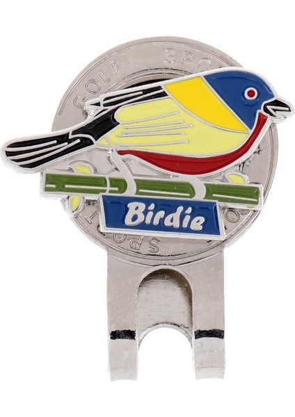 Sevimli Tasarım Vizörü Klip Golf Ball Marker Golf Aksesuarları Kuş (Yurt Dışından)