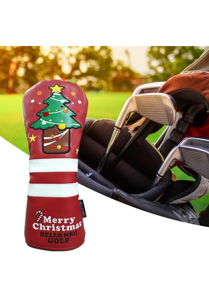 Universal Golf Baş Kapağı Ukurlar Sürücüler Koruyucu Aksesuarlar Headcover Kırmızı 35.5X16CM (Yurt Dışından) fırsatları