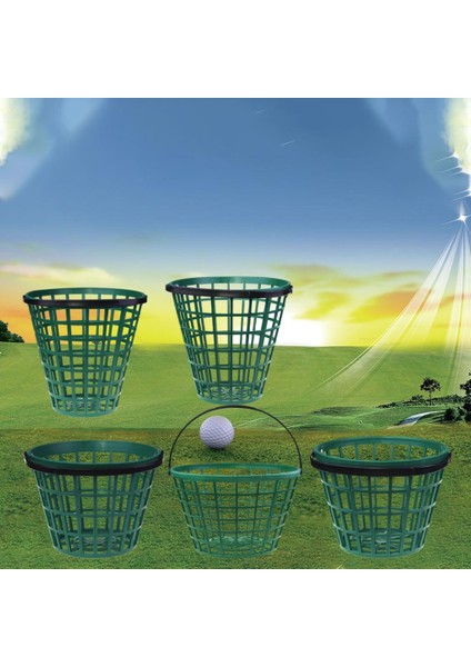 5pcs Golf Top Sepeti Konteyner Golf Aralığı Için Golf Topu Taşıyıcı Kovası (Yurt Dışından) indirimleri
