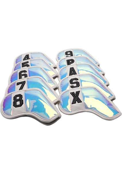Sayı Nakış Golf Demir Headcover White ile 10 Adet (Yurt Dışından) modelleri