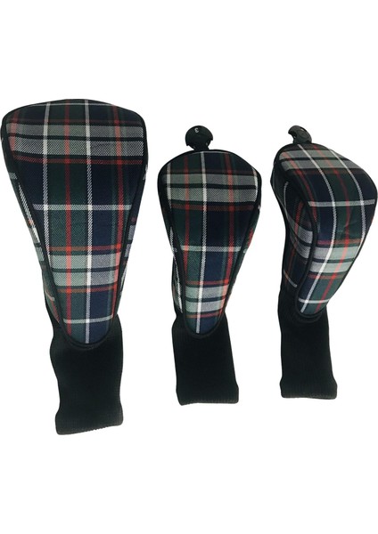 3x Universal Golf Club Head Covers Sürücüsü/ Fairway/ Hibrid/ Atıcı 3 5 7 x Çok Renkli (Yurt Dışından)