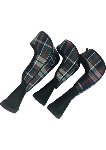 3x Universal Golf Club Head Covers Sürücüsü/ Fairway/ Hibrid/ Atıcı 3 5 7 x Çok Renkli (Yurt Dışından)