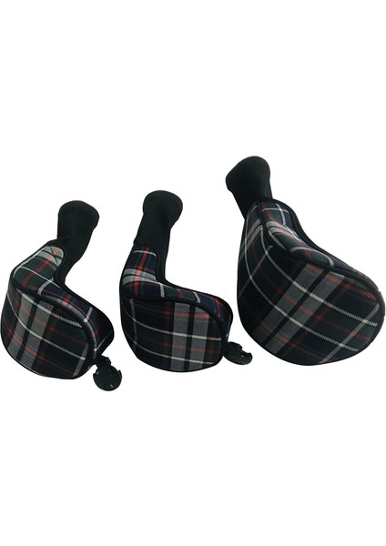 3x Universal Golf Club Head Covers Sürücüsü/ Fairway/ Hibrid/ Atıcı 3 5 7 x Çok Renkli (Yurt Dışından)