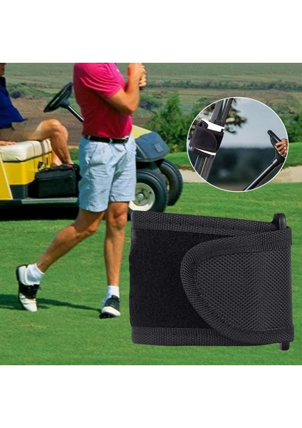 Golf Rangefinder Strap Kolayca Erişime Erişim Sarmal Golf Sevgilisi Golf Arabası Ray Siyahı Yok (Yurt Dışından) modelleri