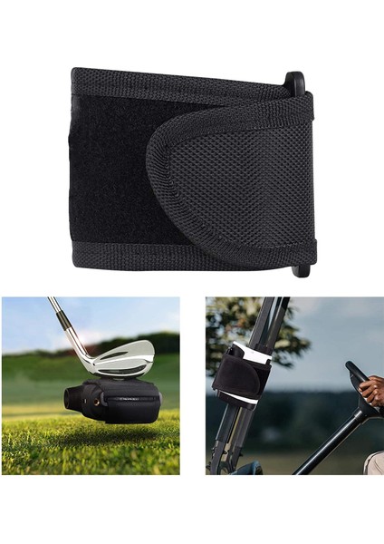 Golf Rangefinder Strap Kolayca Erişime Erişim Sarmal Golf Sevgilisi Golf Arabası Ray Siyahı Yok (Yurt Dışından) fırsatları