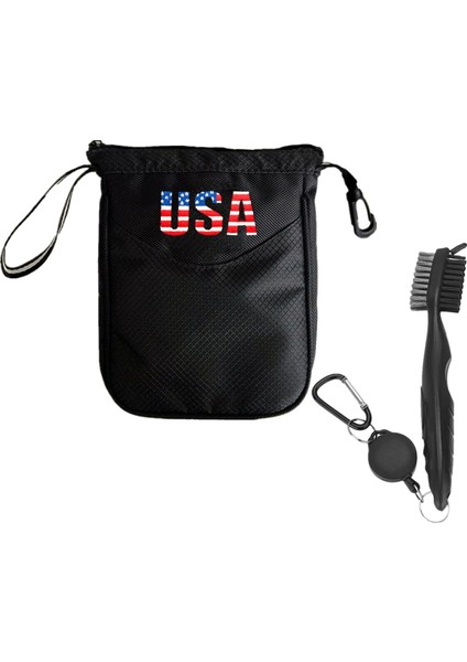 Golf Torbası Torbası Bel Çantası Golf Fırçası Tee Tutucu Taşınabilir Golf Top Çanta Abd (Yurt Dışından)