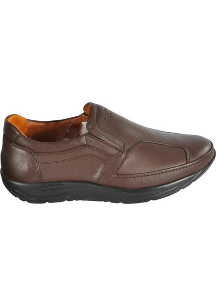 121 Kahve Erkek Slip On Ayakkabı
