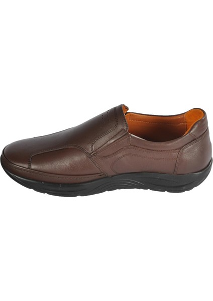 121 Kahve Erkek Slip On Ayakkabı