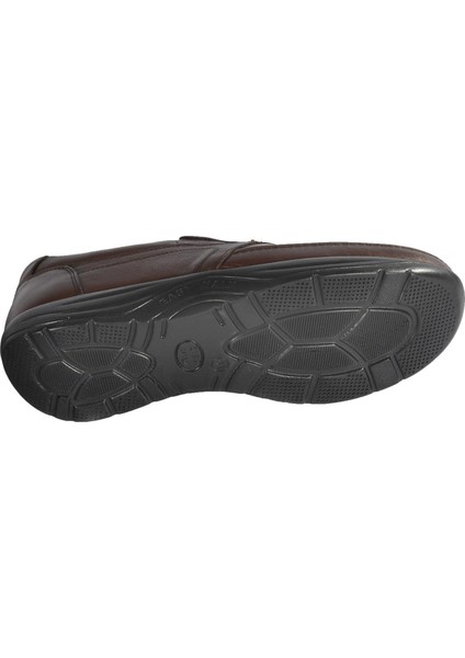121 Kahve Erkek Slip On Ayakkabı