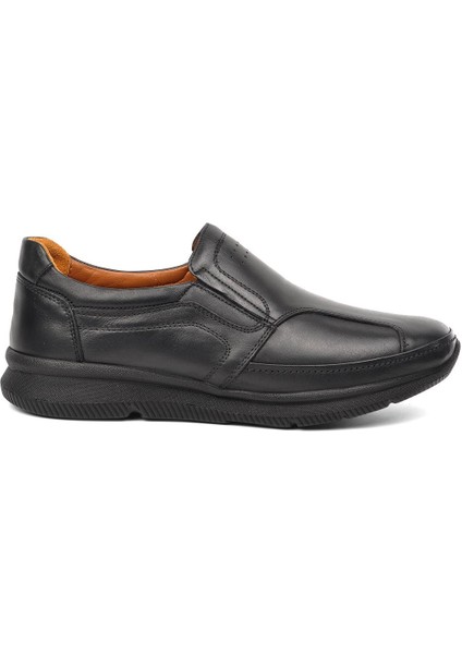 121 Siyah Erkek Slip On Ayakkabı