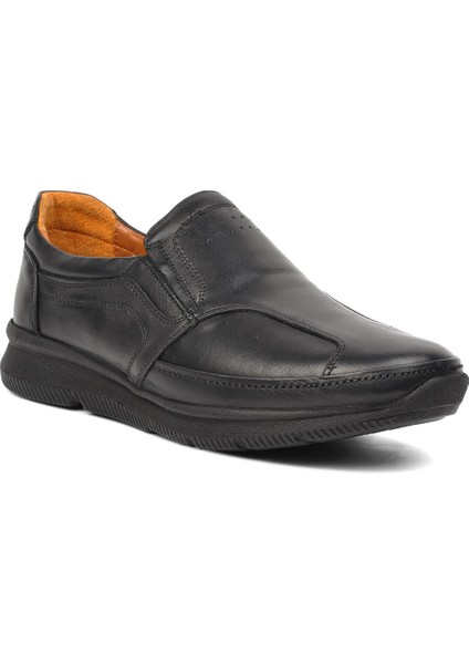 121 Siyah Erkek Slip On Ayakkabı