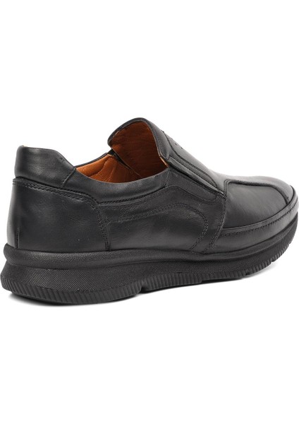 121 Siyah Erkek Slip On Ayakkabı