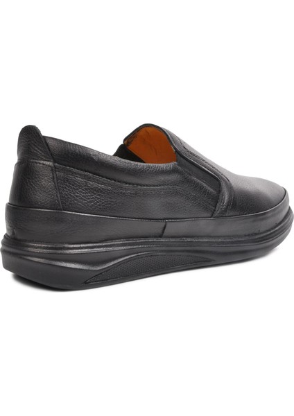 423 Siyah Erkek Slip On Ayakkabı