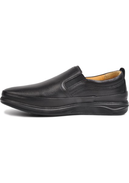 423 Siyah Erkek Slip On Ayakkabı