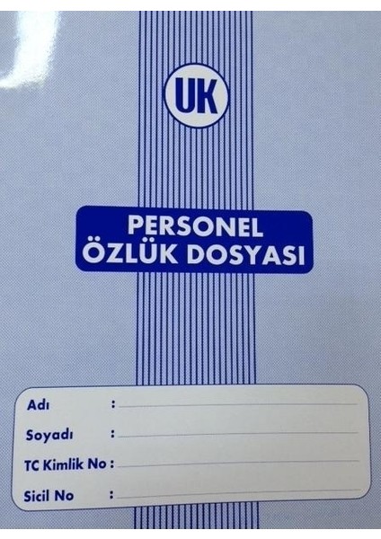 Personel Özlük Dosyası 25Lİ Paket