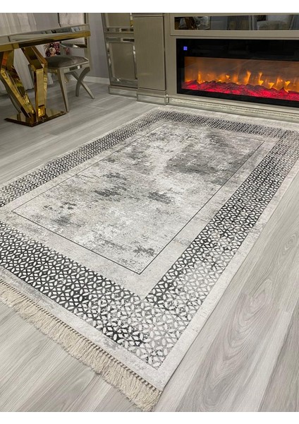 Dijital Baskı Yıkanabilir Kaymaz Taban Halı Ince Yazlık Dekoratif Salon ve Oturma Odası Halısı