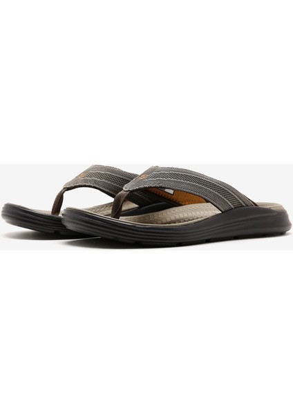 Thong Sandal Erkek Kahverengi Parmak Arası Terlik - 204383 LTBR