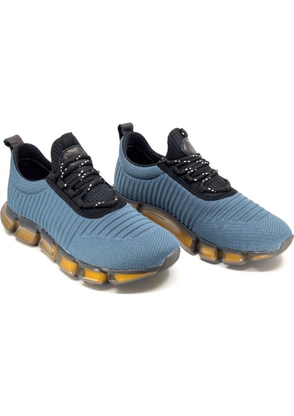 Tekstil Kumaş Ithal Yüksek Taban Sneakers Casual Günlük Erkek Ayakkabı