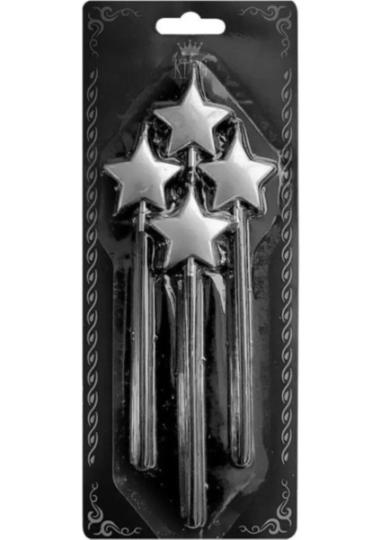 3 Yaş Gold Rakam Mum Altın Renk Doğum Günü Pasta Mumu Sarı Renkli