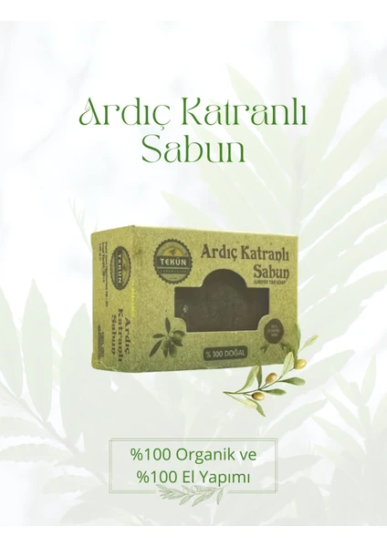 Tekün Sabun 120 gr Ardıç Katranlı Organik Sabun