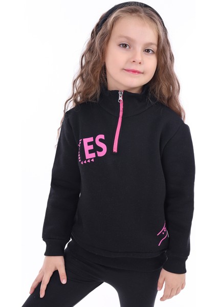 Toontoy Kız Çocuk Baskılı Sweatshirt